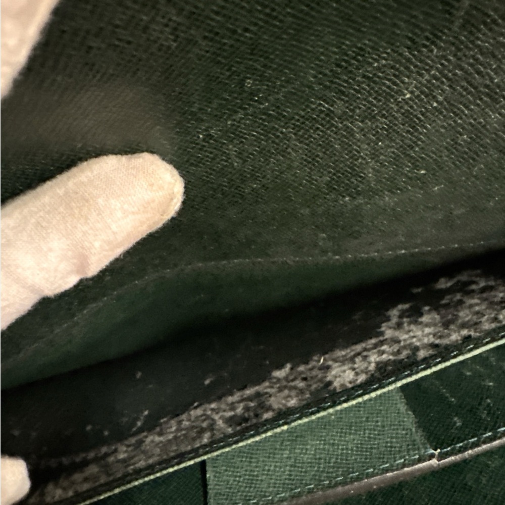 Louis Vuitton Green Brief Case Serviette Couseiller Taiga - Picture 11 of 13